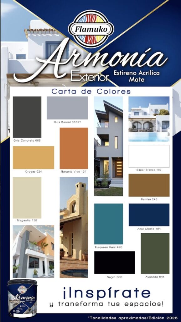 carta de colores armonia exterior