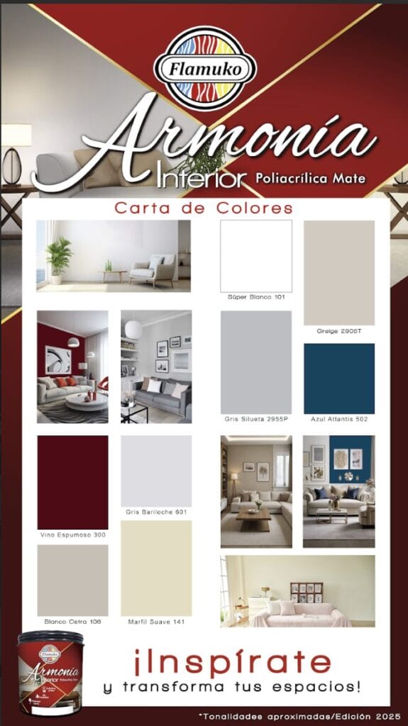 Carta de colores armonia interior
