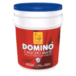 Dominó Caucho Mate Cuñete de 5 galones
