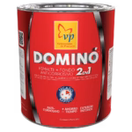 Dominó Esmalte 2 en 1 Blanco Sierra 1/4 de galón
